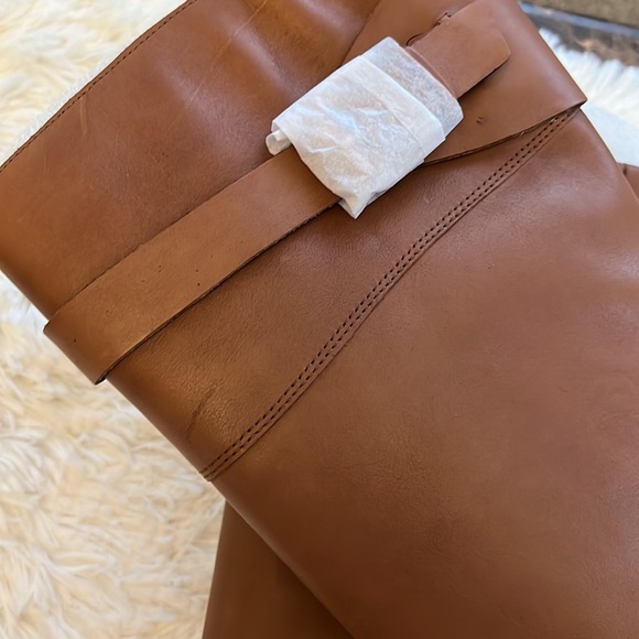 NEW SAM EDELMAN PORTMAN (WHISKEY BALLY LEATHER) riding BOOTS - Picture 7 of 14